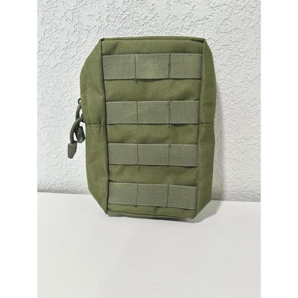 Water Resistant Green Organizer EDC Utility Compact Large Tactical Molle Pouch - Picture 1 of 11